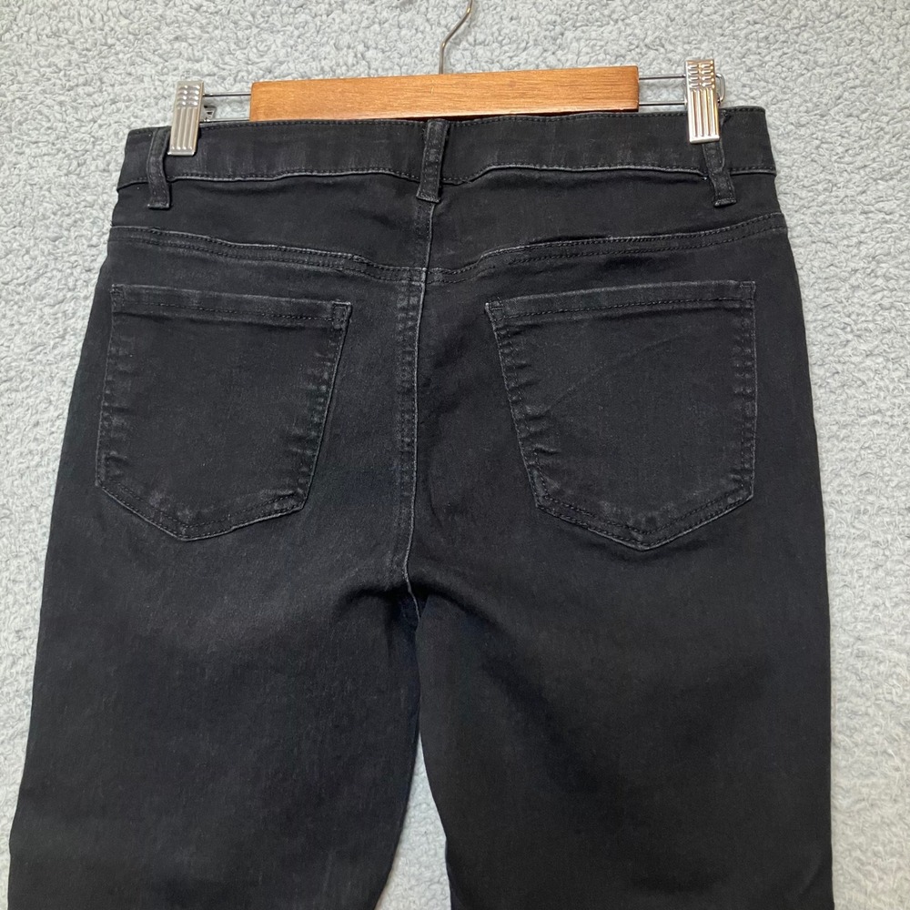 d.jeans High Rise Repreve Jeans Women 10 Black Denim Skinny Stretch Minimal - Picture 6 of 7